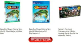 Kids Fishing and Hunting Video Games