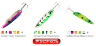 Trolling for Landlocked King Salmon Fishing