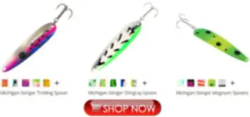 Trophy Trout Spoons for Lake Amador Fishing